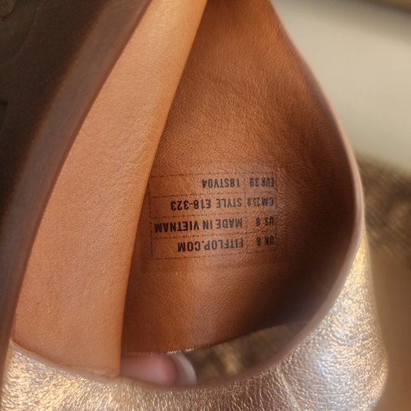 Fitflop Bands Metallic Thong Sandal SZ 8 - Picture 6 of 6